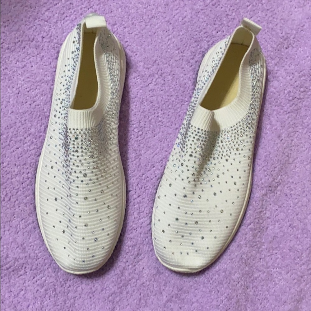 Rhinestone shoes NEVER WORN